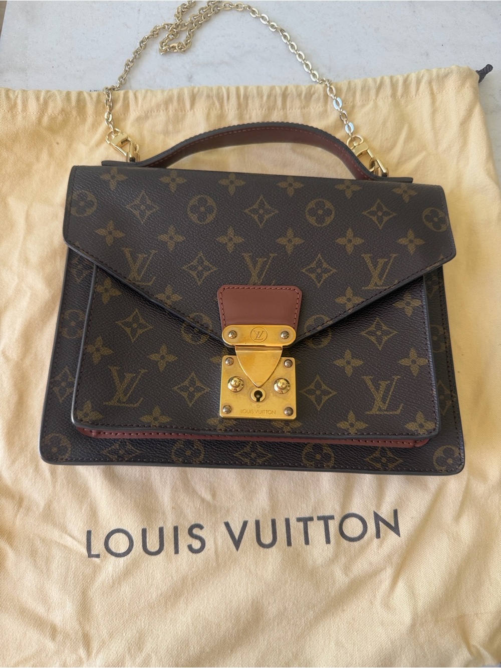 Lv Buckle bag